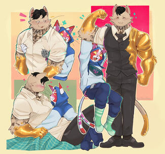 Meowdas and Nyanja from Fortnite